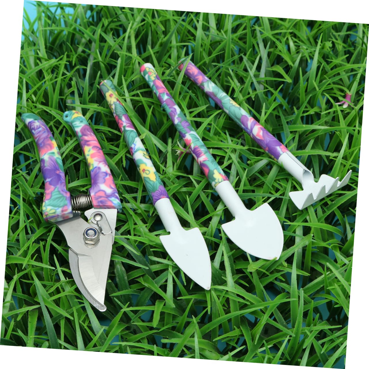 Ensemble De 10 Pièces Trousse à Outils De Jardin Outils De Jardinage pour Le Jardinage Outils pour Plantes en Pot Mallette De Rangement pour Outils De Jardin Impression Suite