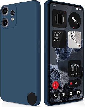 GiiYoon Silicone Case for CMF Phone 2 Pro, Blue