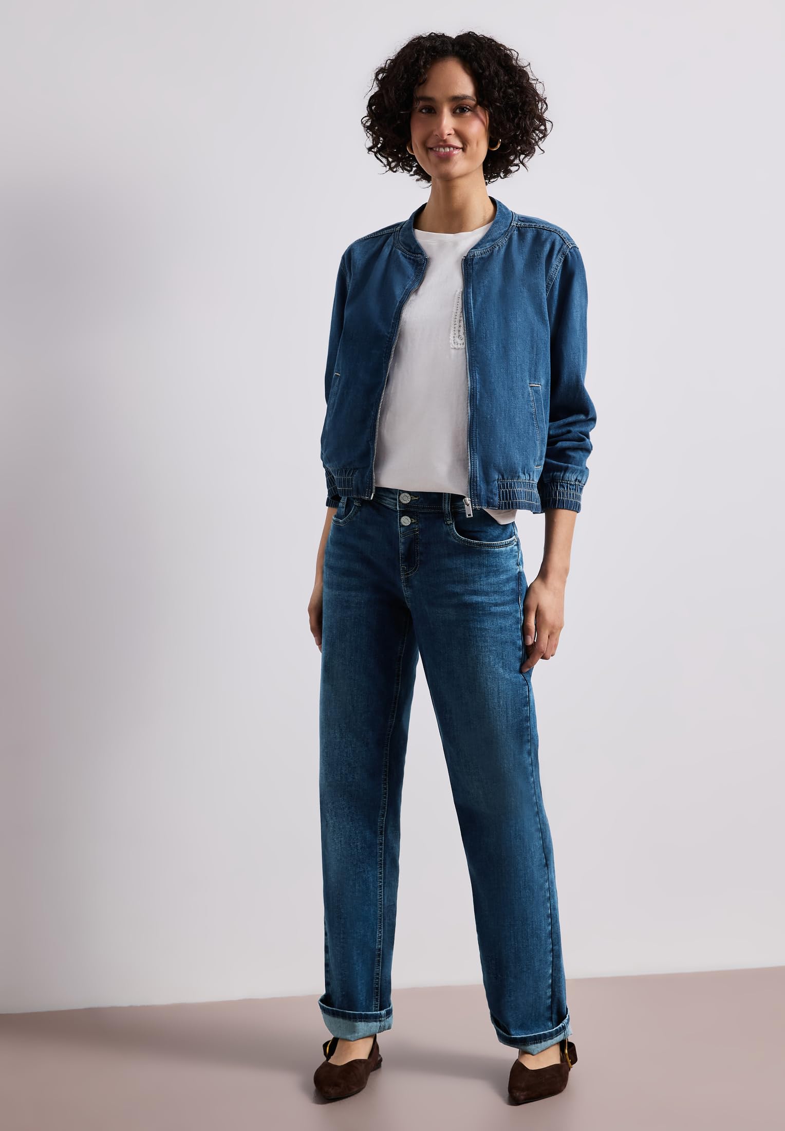 Street One Damen 2117347 Denim Blouson (1er Pack)
