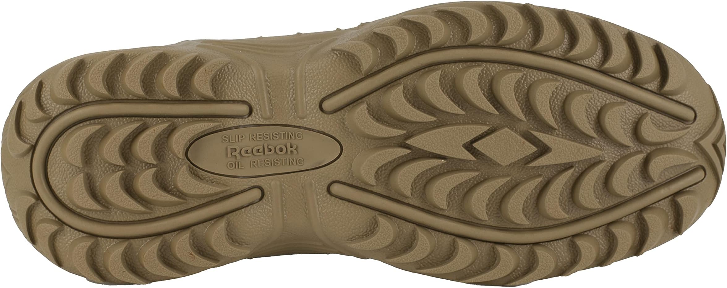 Reebok Men's Rapid Response Rb Safety Toe 8" Stealth Boot with Side ZipperMilitary & Tactical
