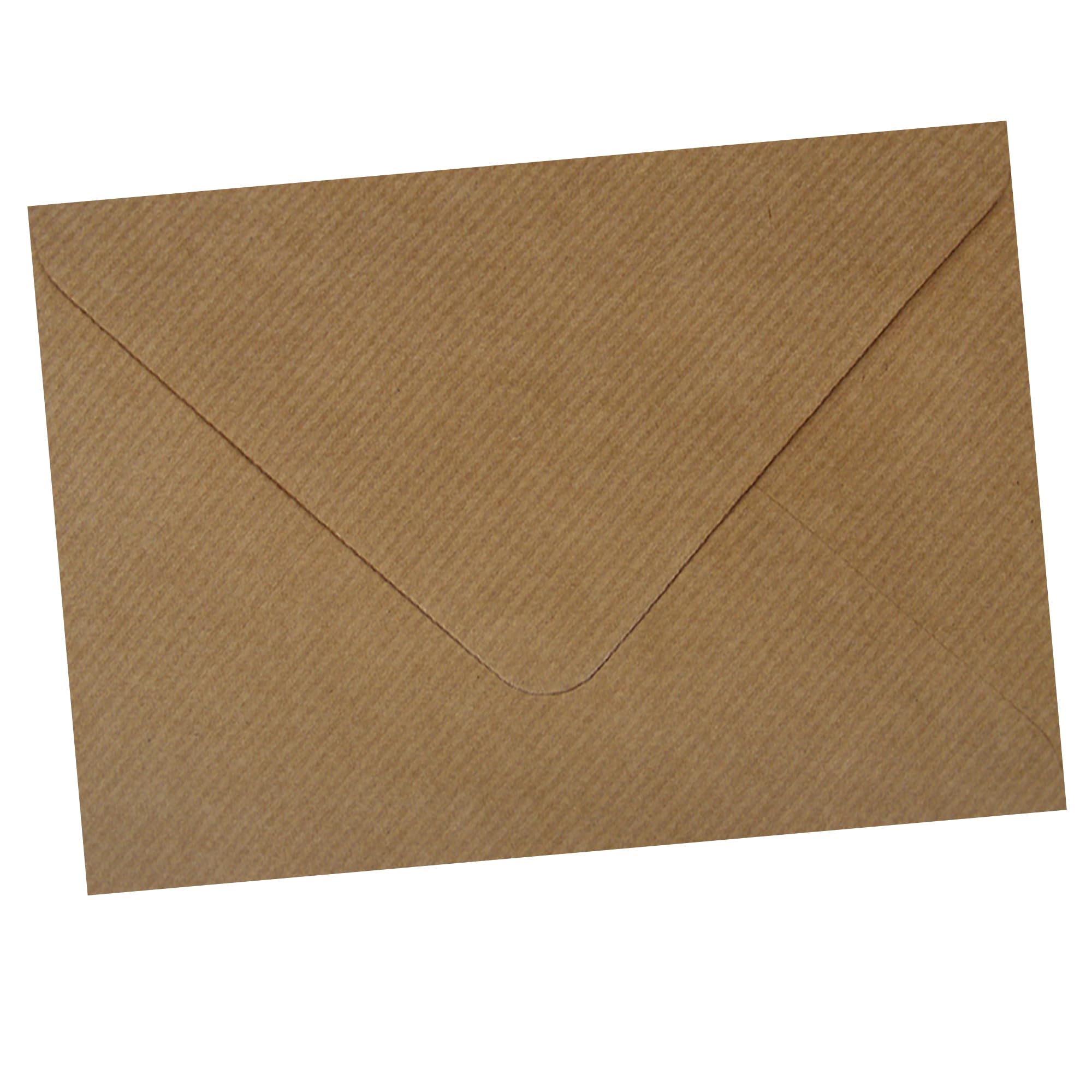 Mayfair Crafts - 250 x A6 C6 Brown Ribbed Kraft Premium Envelopes — image 1
