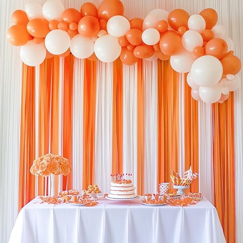 Vista 67 de 8 rollos de serpentinas moradas, paquete de 656 pies de papel crepé morado con blanco para decoraciones de fiestas, decoraciones de cumpleaños