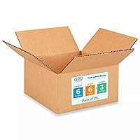 Vista 32 de Cajas pequeñas de mudanza y envío de 8 x 8 x 6 pulgadas (paquete de 10) – Extra resistentes 200 libras frente a las regulares – Cajas de cartón