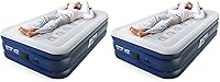 Vista 10 de Active Era Colchón de aire individual de 21 pulgadas con bomba integrada y almohada elevada, resistente a pinchazos, cama inflable impermeable