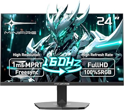 Minifire MFG24F4M 24" 160Hz FHD 1ms FreeSync Noir