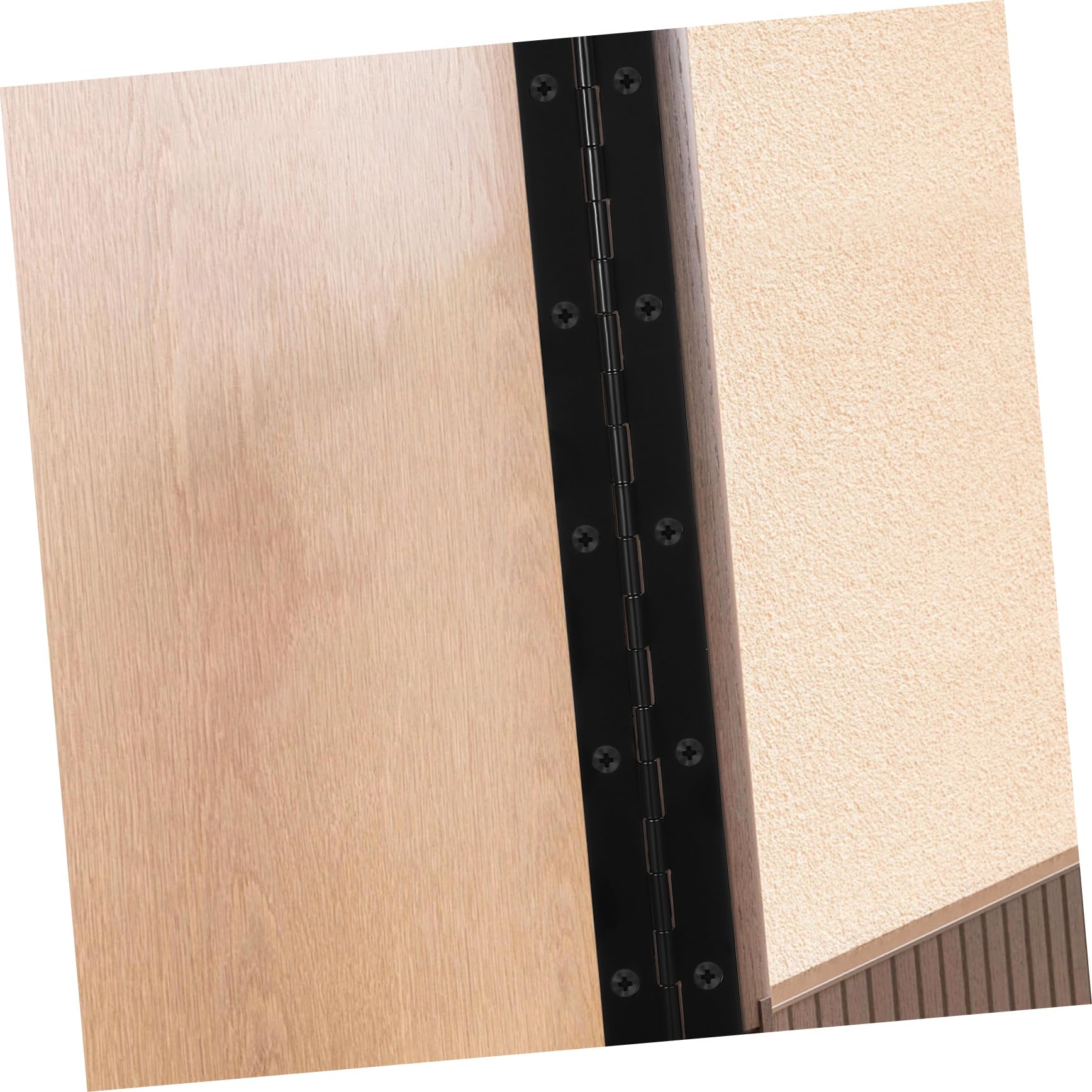 3 Sätze Scharniere Metallische Piano Halbscharnier Für Holzboxen Und Möbel Mit Schwarzen Langlebig Und Installieren 2 Stücke * 3