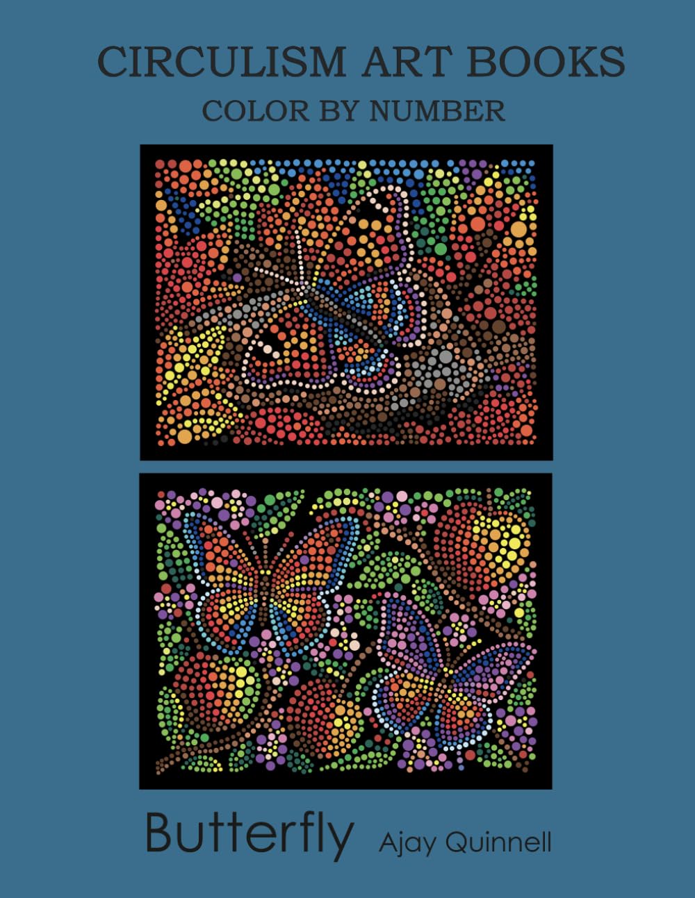 Butterfly - Color by Number Circulism book : Standard paper edition