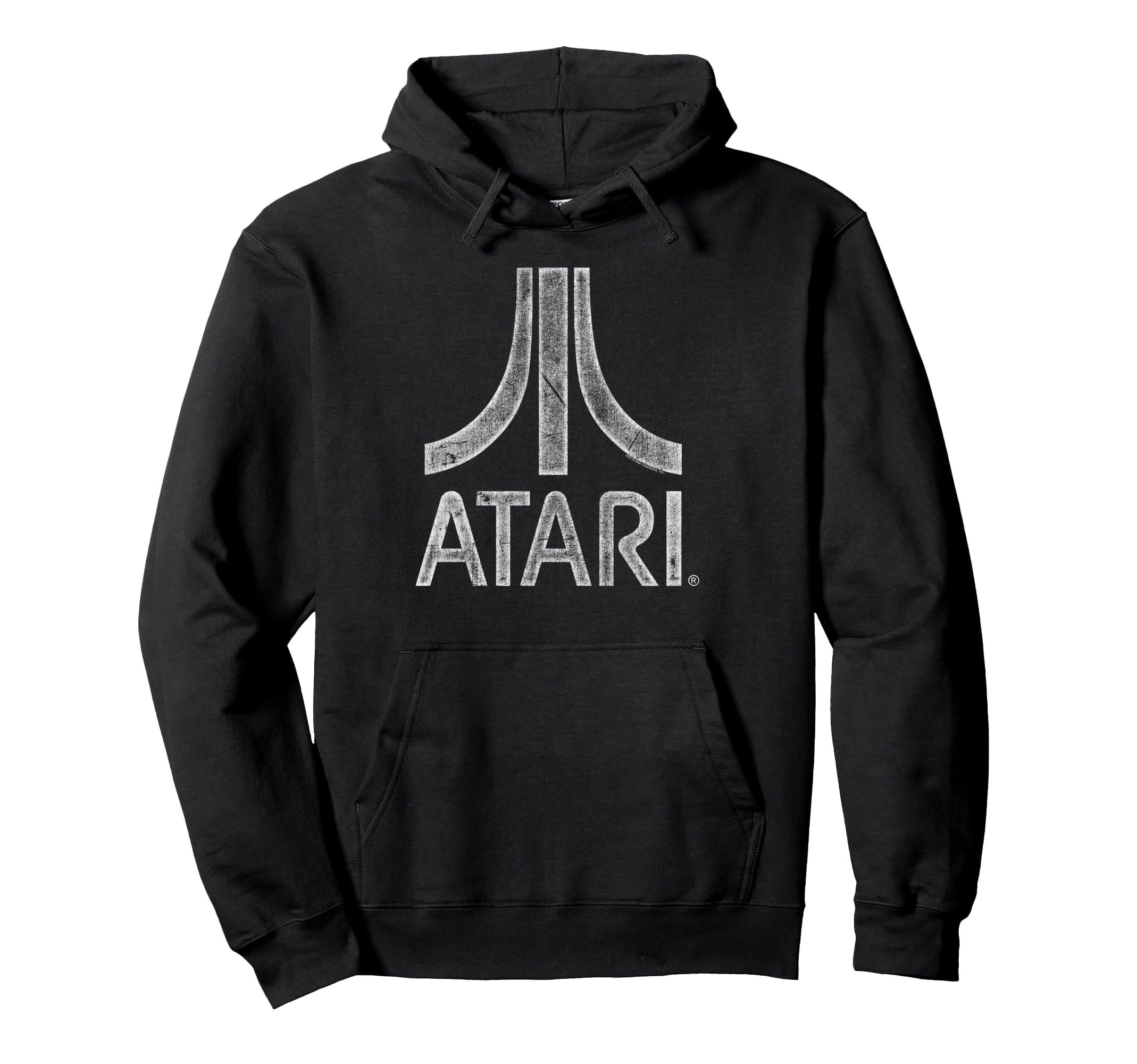 Atari Super Distressed Logo Pullover Hoodie