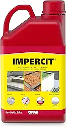 Aditivo líquido impermeabilizante para concreto e argamassa, que permite a redução da permeabilidade para evitar a umidade e infiltração d’água na argamassa. CIPLAK IMPERCIT, Galão 3,6L