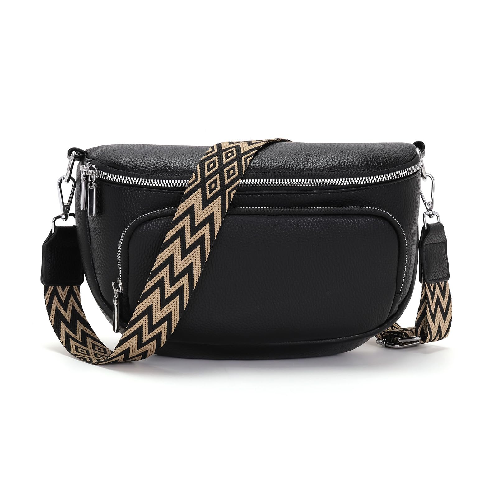 Large Bum Bag Women's Shoulder Bag Crossbody Bag Shoulder Bag Chest Bag Lightweight with Multiple Compartments Adjustable-image-39