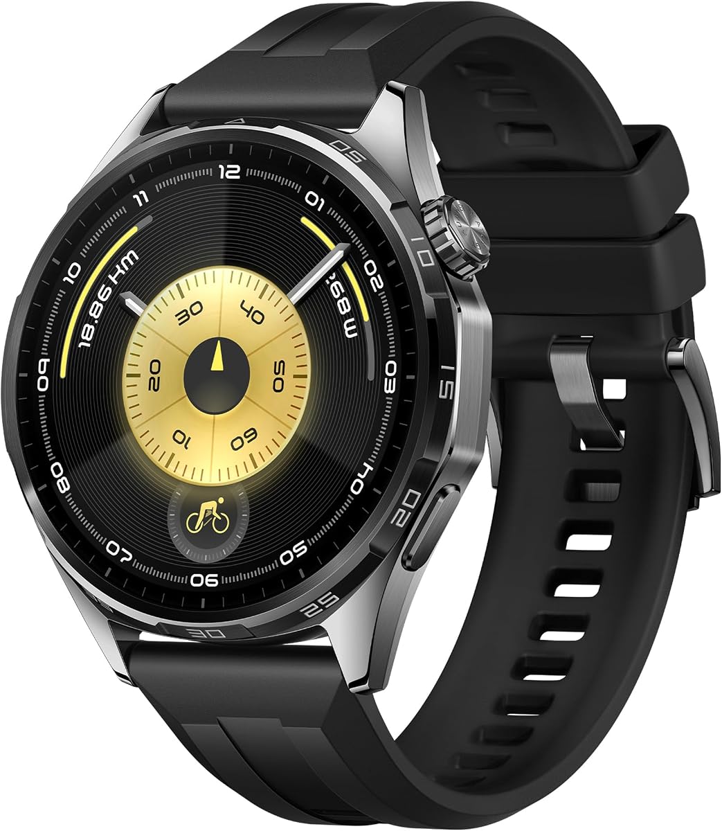 HUAWEI Watch GT 6 Smartwatch, GPS, 46mm, Schwarz
