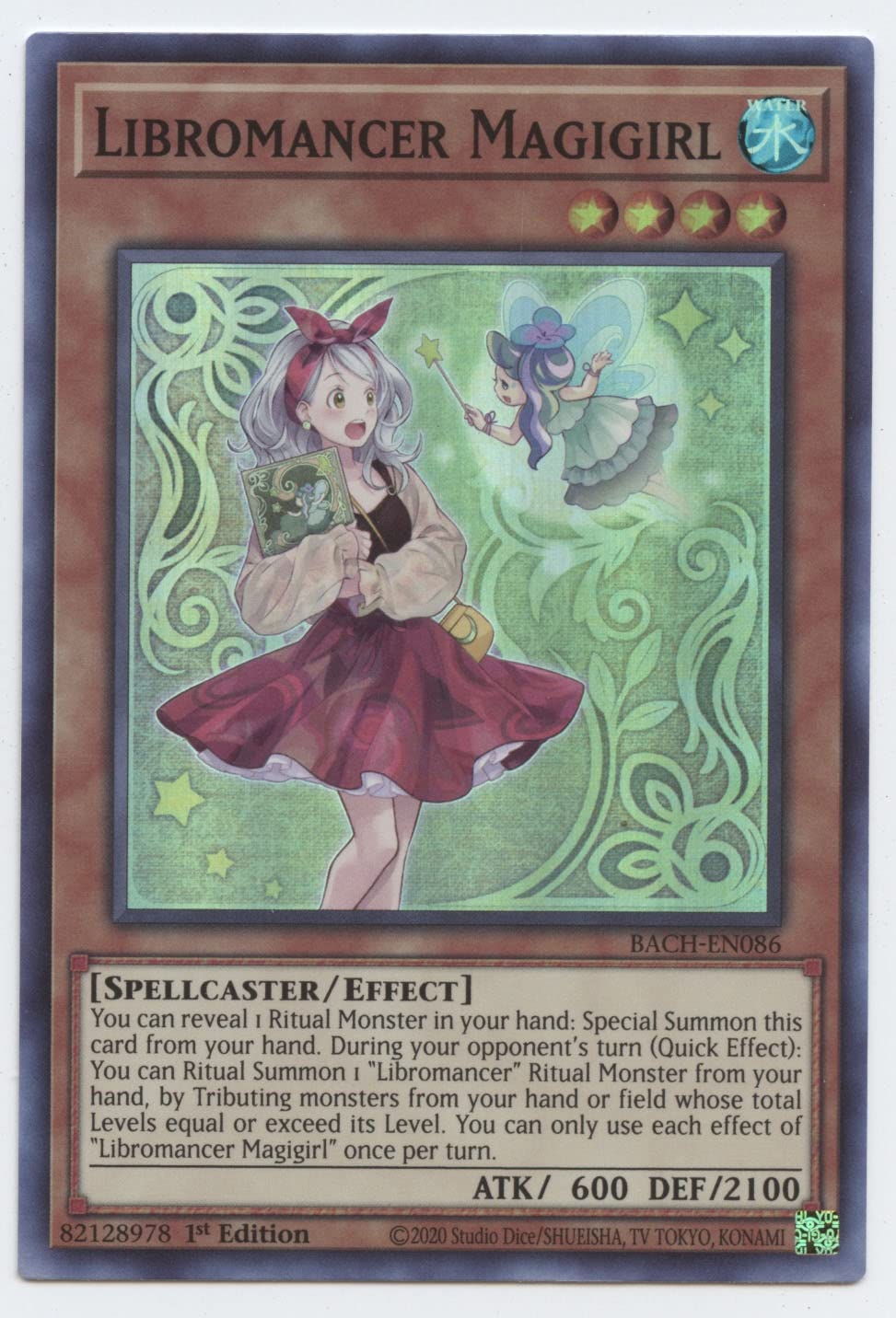 Amazon.com: Libromancer Magigirl - BACH-EN086 - Super Rare - 1st Edition :  Toys & Games