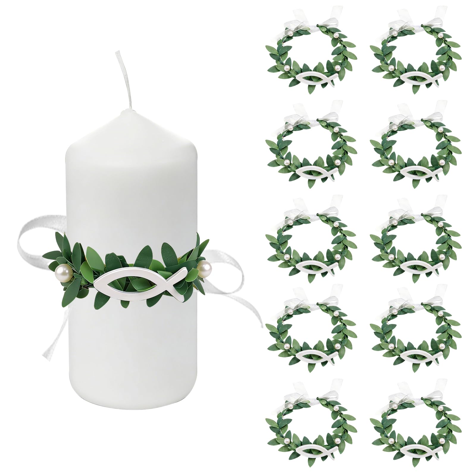 10 Stück Tropfschutz Kommunionkerze, Kerzen Tropfschutz Kommunion 6-10cm, Tropfenfänger Kommunionkerze, Erstkommunion Taufe Hochzeiten Zubehör für Kerze Kommunion Taufe Hochzeit