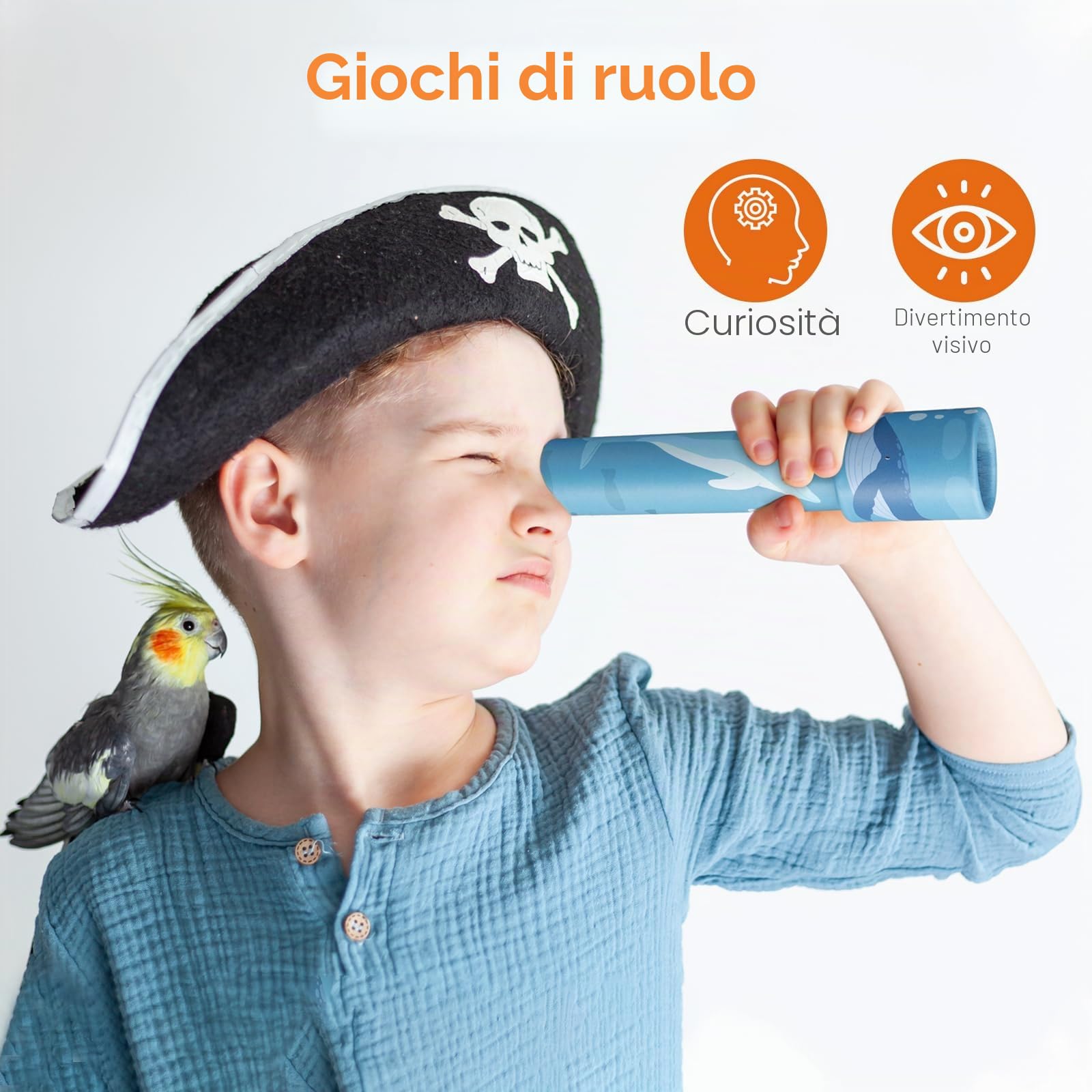 iKeelo 24PCS Caleidoscopi per Bambini, Bomboniere per Feste di Compleanno per Bambini, Caleidoscopio educativo Classico retrò Regalo per Natale, Premio per la Scuola e l'Aula