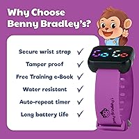 Vista 8 de Reloj de entrenamiento para ir al baño para niños V2 – Un dispositivo de recordatorio de inodoro resistente al agua para niños y niñas para entrenar