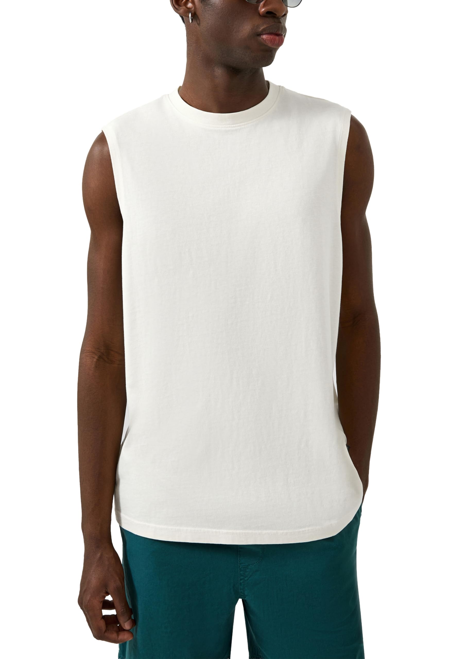 s.Oliver Bernd freier GmbH & co. kg/s.Oliver Men's Tank Top 2181085, White, XL