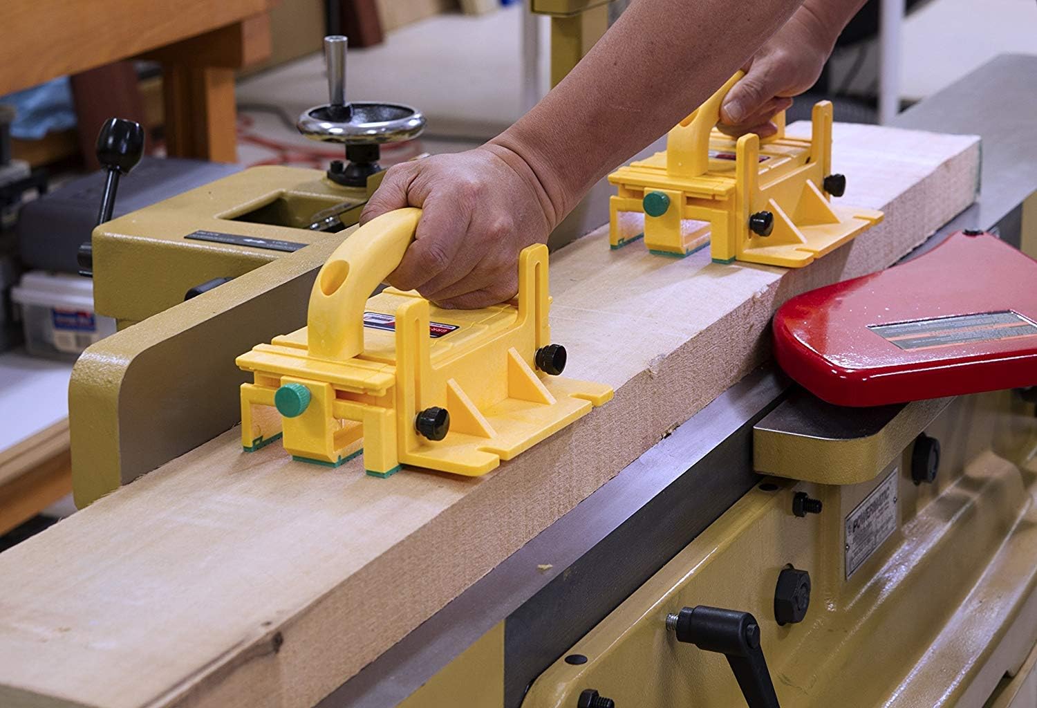 MICROJIG GRR-RIPPER GR-100 3D Pushblock For Table Saws, Router Tables, Band Saws, And Jointers, 2-Pack