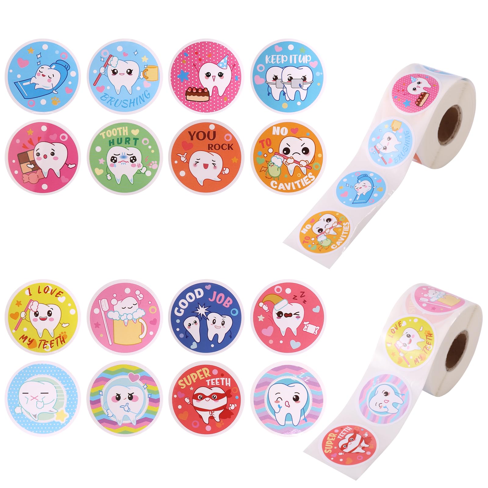 Tinoaly 1000pcs Dental Stickers