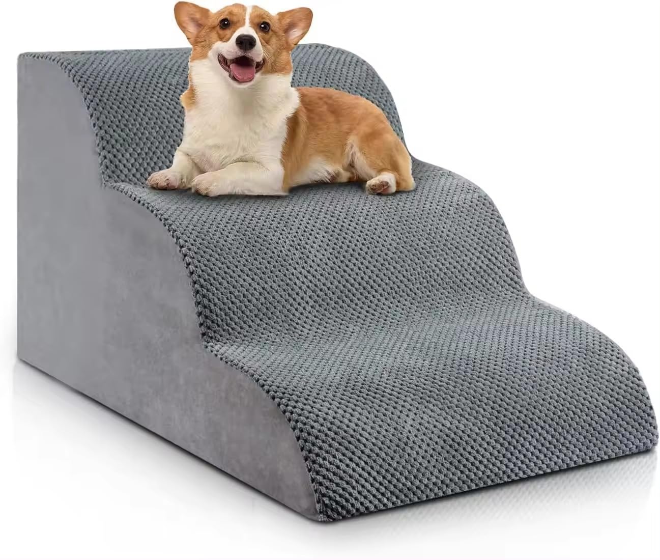 Dog Ramp for Small or Medium Size Dogs – Non-Slip | Waterproof Stairs for Beds & Couches | Ideal for Joint Support and Easy Climbing
