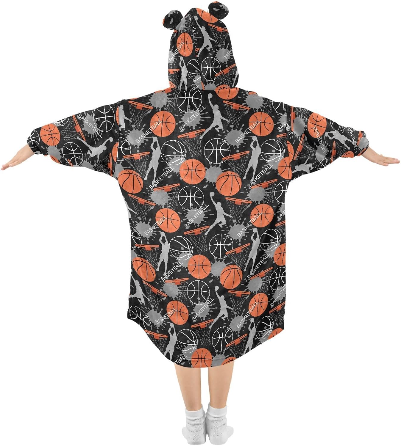 Wearable Blankets for Kids, Super Soft Warm Cozy Oversized Blanket Hoodie, Gifts 3-14 Y Boys Girls Teens with Pocket