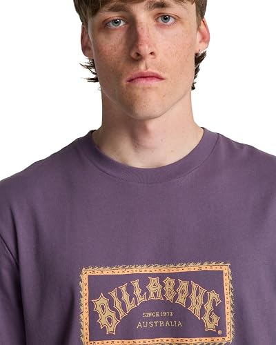 Billabong Homme Arch Frame T-Shirt, Dusty Grape, L EU - 6