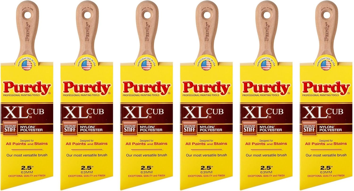 XL Cub Paint Brush Size: 12.5" H x 2.62" W x 0.88" D