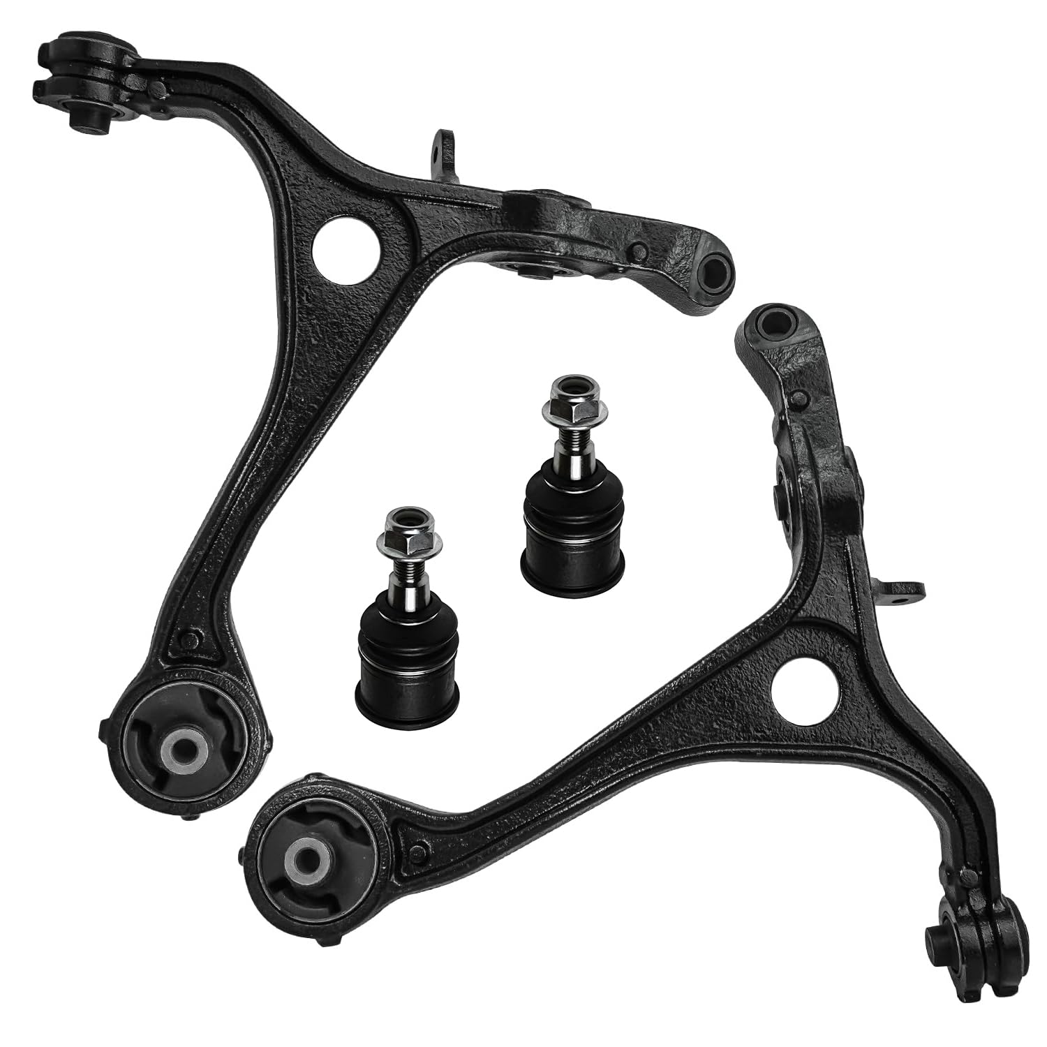 Detroit Axle - Front 4pc Control Arms Kit for 2004-2006 Acura TL, 2 Lower