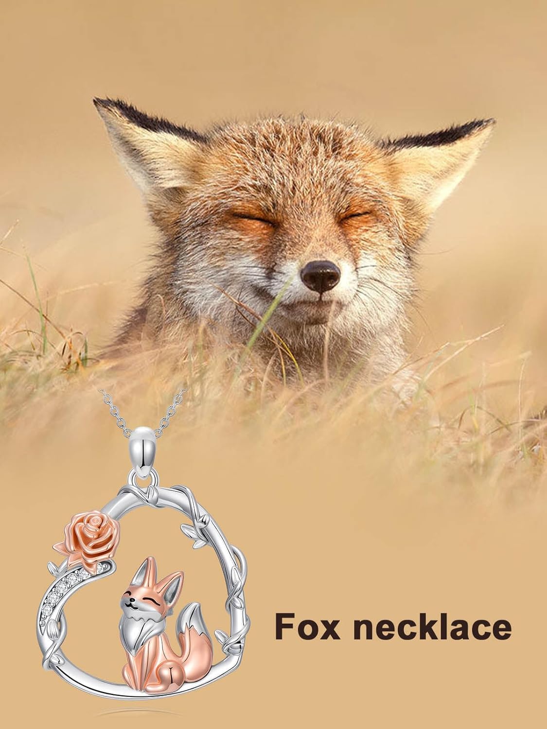 WINNICACA Heart Necklace for Women Sterling Silver Ladybugs/Cat/Panda Necklace for Women Exquisite Heart Pendant Cute Animal Necklace Jewelry Birthday Gifts for Mother Daughter Sister - Image 5