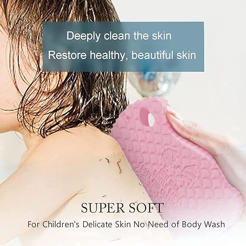 Miniatura 5 de Esponja de baño exfoliante súper suave, exfoliante reutilizable, removedor de piel muerta, esponja de baño suave para el cuerpo, esponja suave y