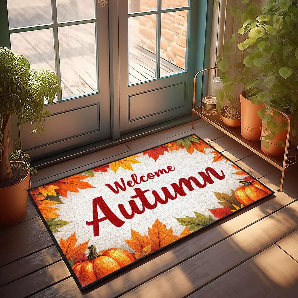 Tapis pour chaussures décorations de saison paillasson extérieur