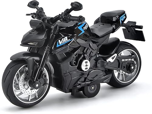 Miniatura 8 de Ming You Juguete de motocicleta  Juguetes de motocicleta para niños de 3 a 5 y 5 a 8 años, mini motocicletas de juguete con luces y sonidos para