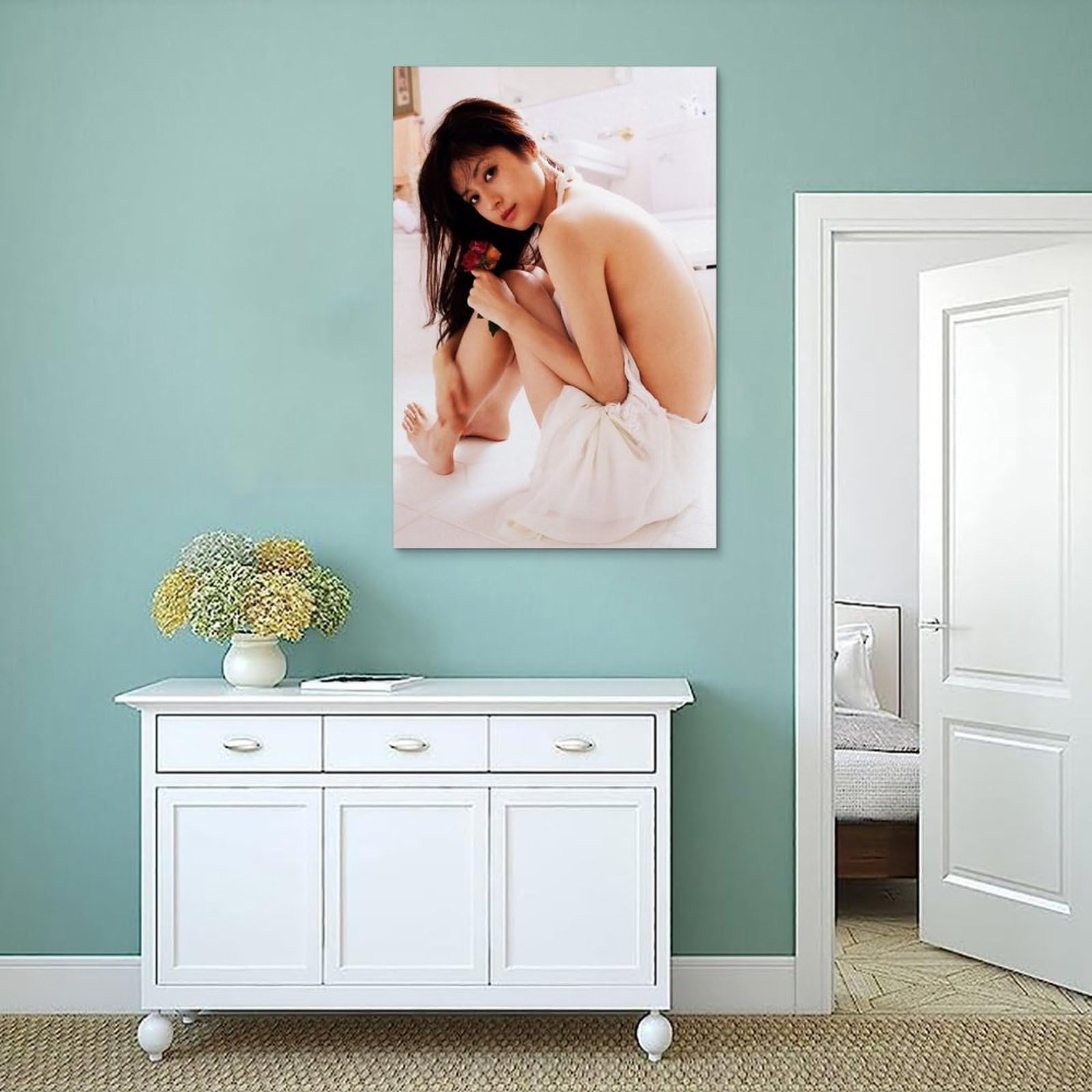 Amazon.co.jp: 松本若菜清純な女優ポスターオフィスの寝室の食堂の装飾