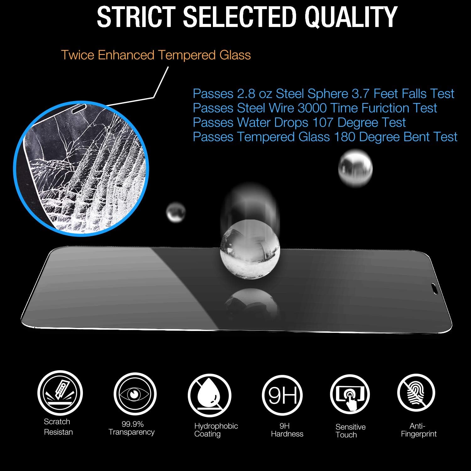 Special TOZO for iPhone Xs Max/iPhone 11 Pro Max Screen Protector Premium Tempered Glass 9H Hardness 2.5D Super Easy Apply 6.5 inch Discount 70% TOZO for iPhone Xs Max/iPhone 11 Pro Max Screen Protector Premium Tempered Glass 9H Hardness 2.5D Super Easy Apply 6.5 inch