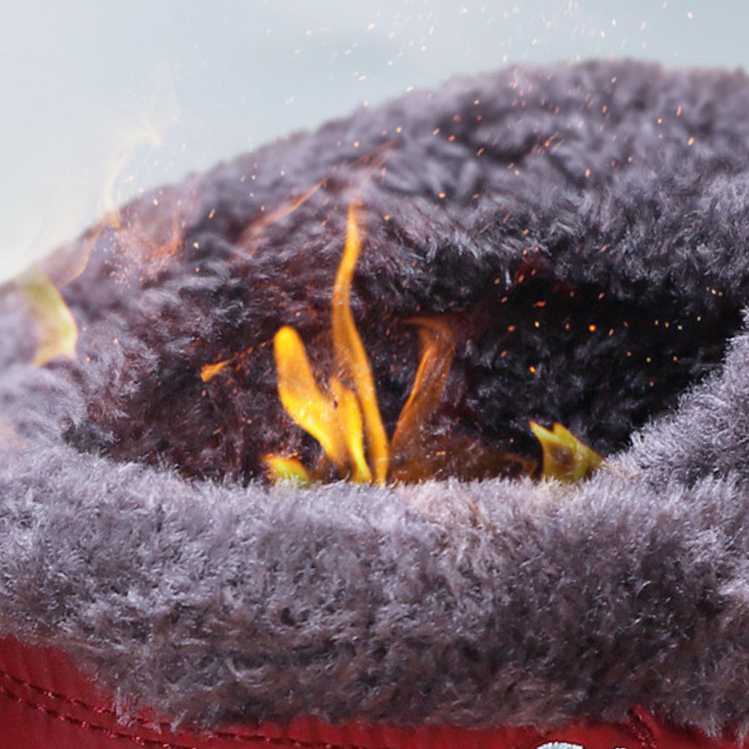 Stivali invernali da donna, comodi, impermeabili, antiscivolo, stivali invernali da donna, stivali da neve caldi – stivaletti foderati in pelliccia alla caviglia per attività all'aperto