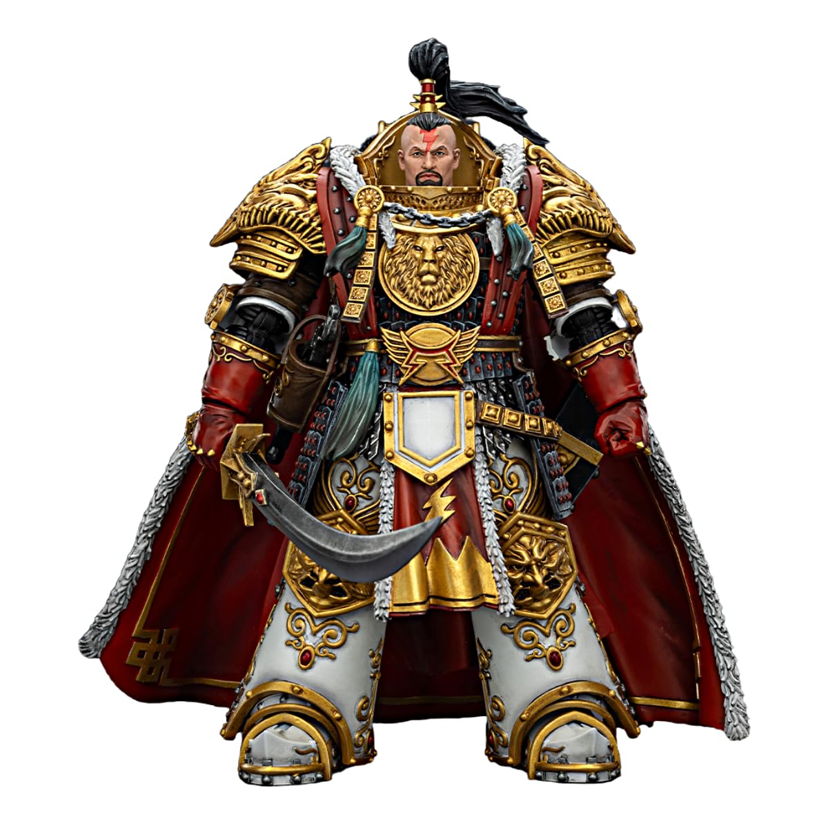 TOYVERSE JOYTOY Warhammer The Horus Heresy White Scars Jaghatai Khan Primarch of the Vth Legion 1/18 Scale Action Figure Character Model 15+