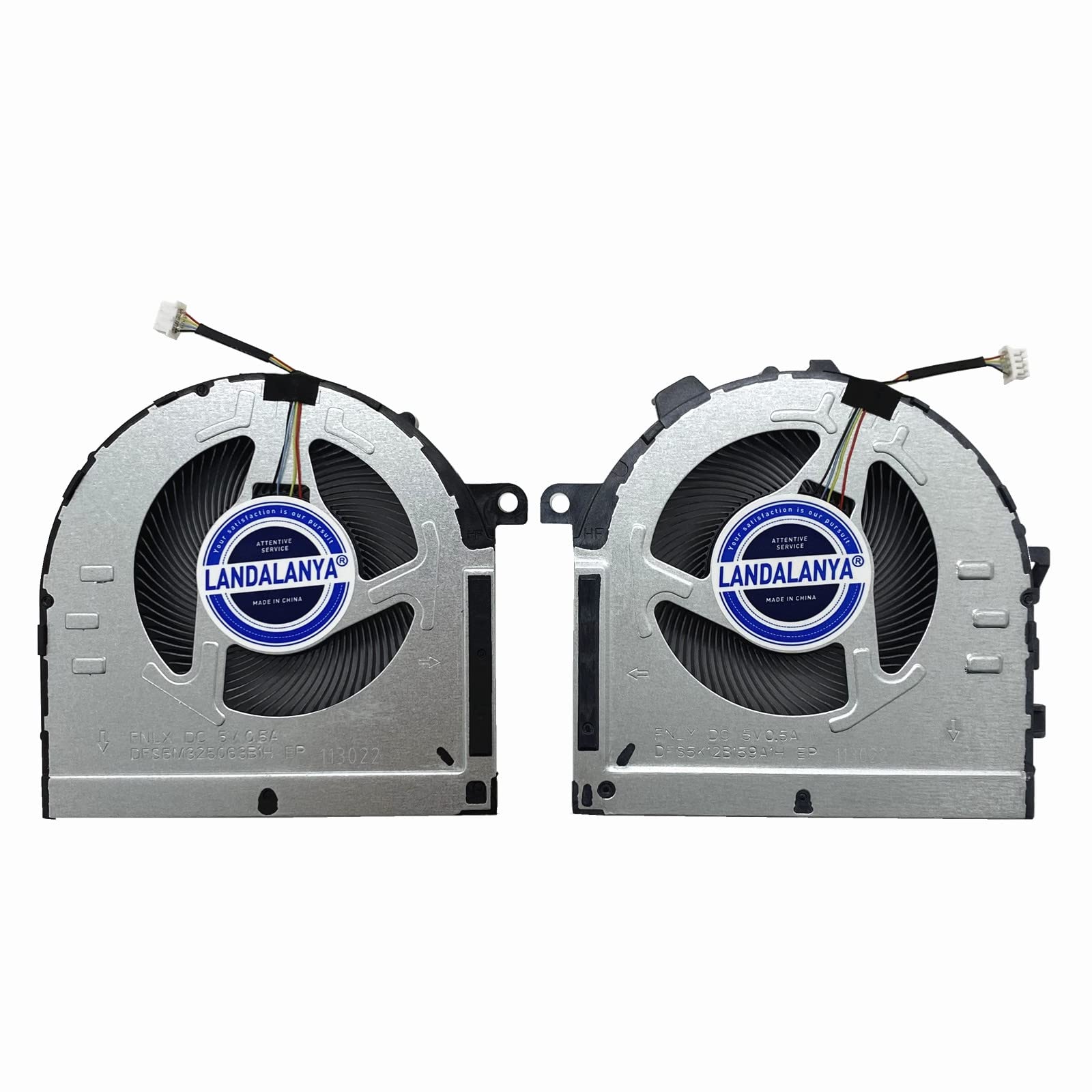 Amazon.com: LANDALANYA Replacement New CPU+GPU Cooling Fan for