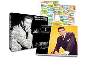 Elvis Presley 2025 Calendar, Box Edition Bundle
