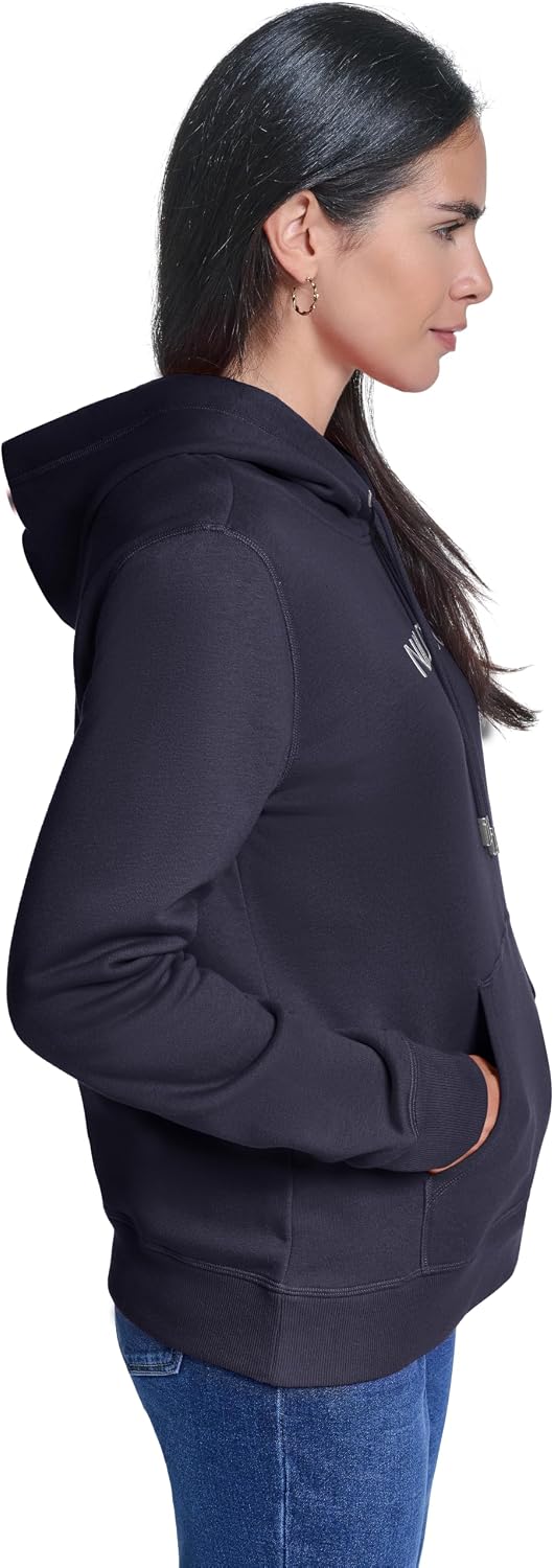 Nautica Women's Logo Fleece Pullover Hoodie Sweatshirt image 4