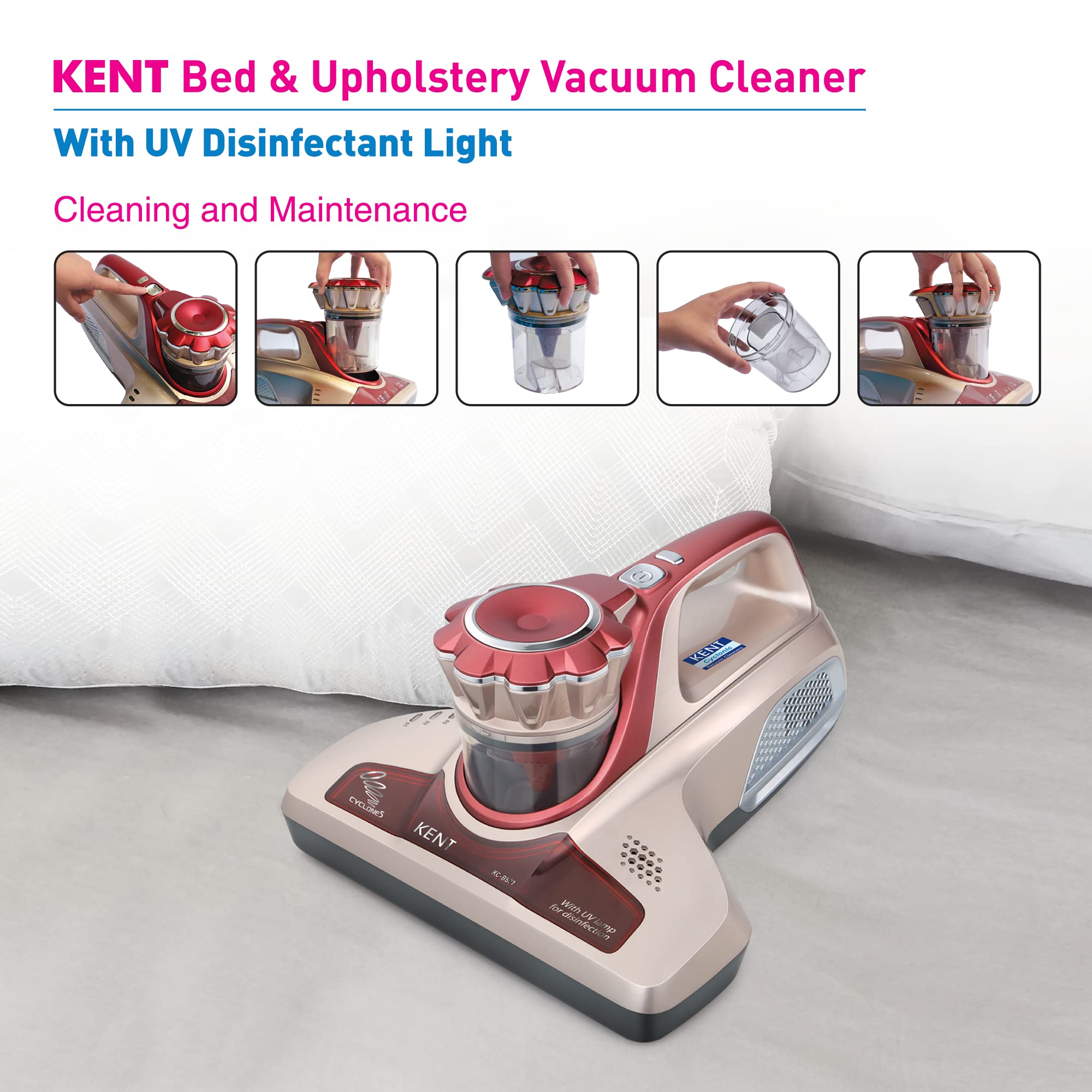 KENT 16002 Bed \u0026 Upholstery Vacuum 