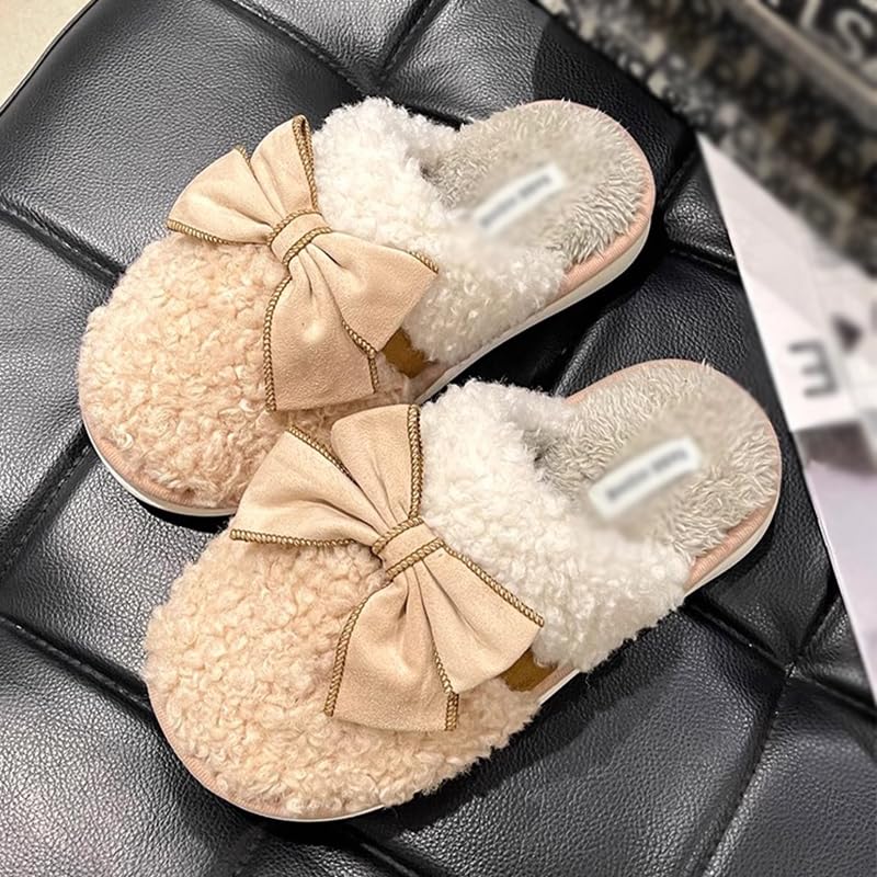 BEDAW Zapatillas De Algodón Cálidas En Invierno, Zapatillas Peludas para Niños, Niñas, Hombres Y Mujeres, Parejas