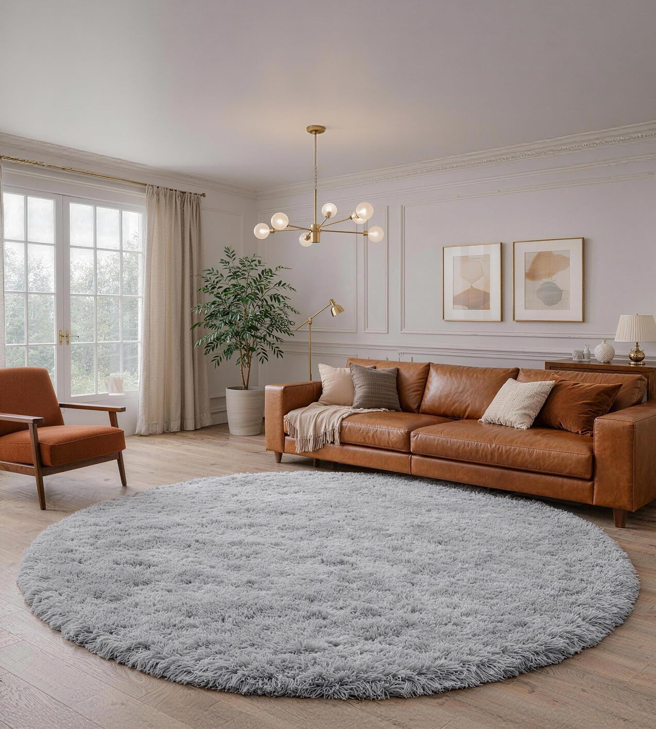 MARATIP Teppich Wohnzimmer Hochflor Schlafzimmer Wohnzimmerteppich