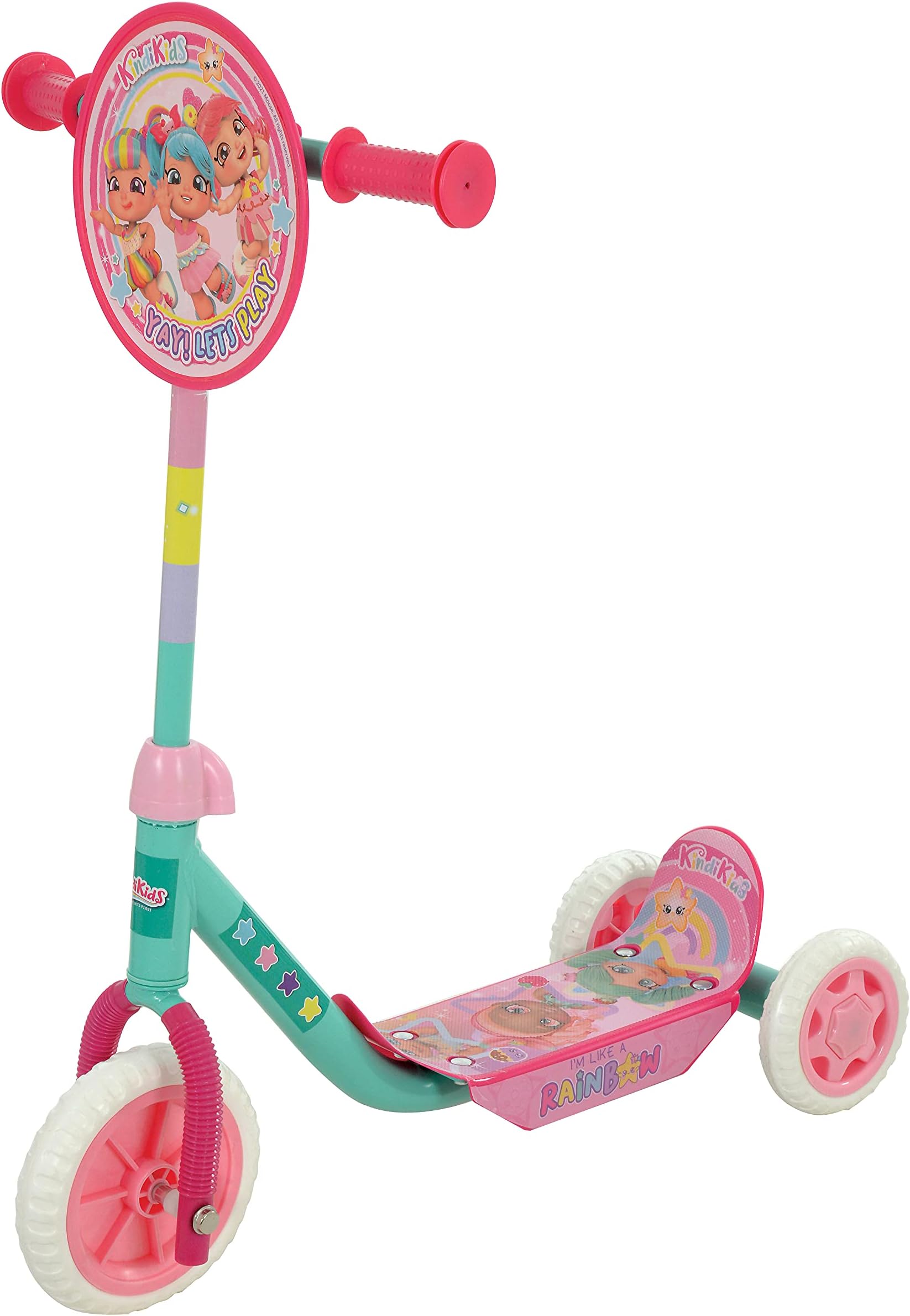 M004459 Kindi Kids Deluxe Tri Scooter, Multicoloured, 59 x 36 x 69 cm