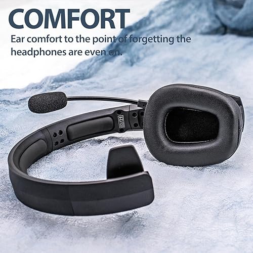 Miniatura 4 de B450-XT B550-XT Kit de almohadillas de repuesto compatibles con auriculares B450-XT B550XT I B450 B550 XT Accesorios (cuero proteico)