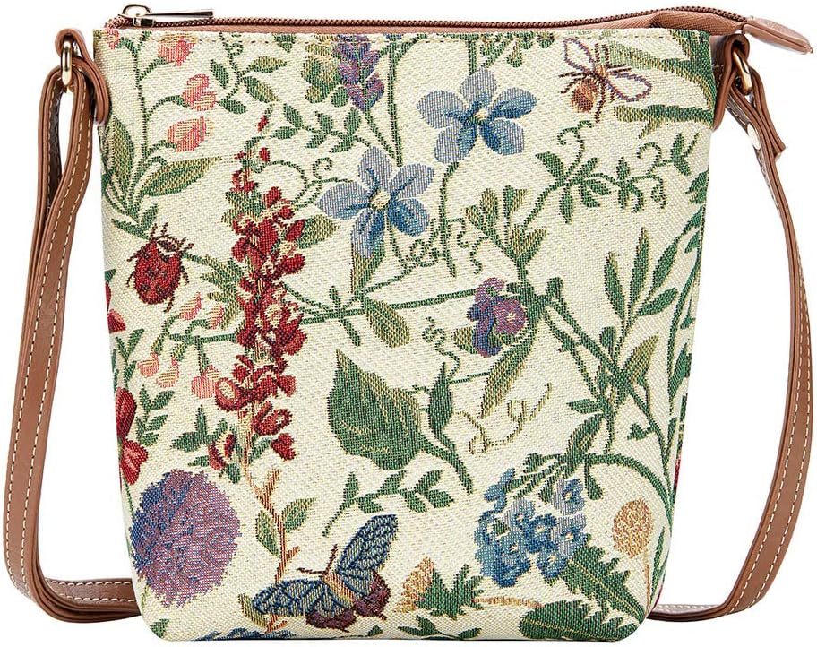 Tapestry Cross-body Satchel Bag/Lightweight Purse