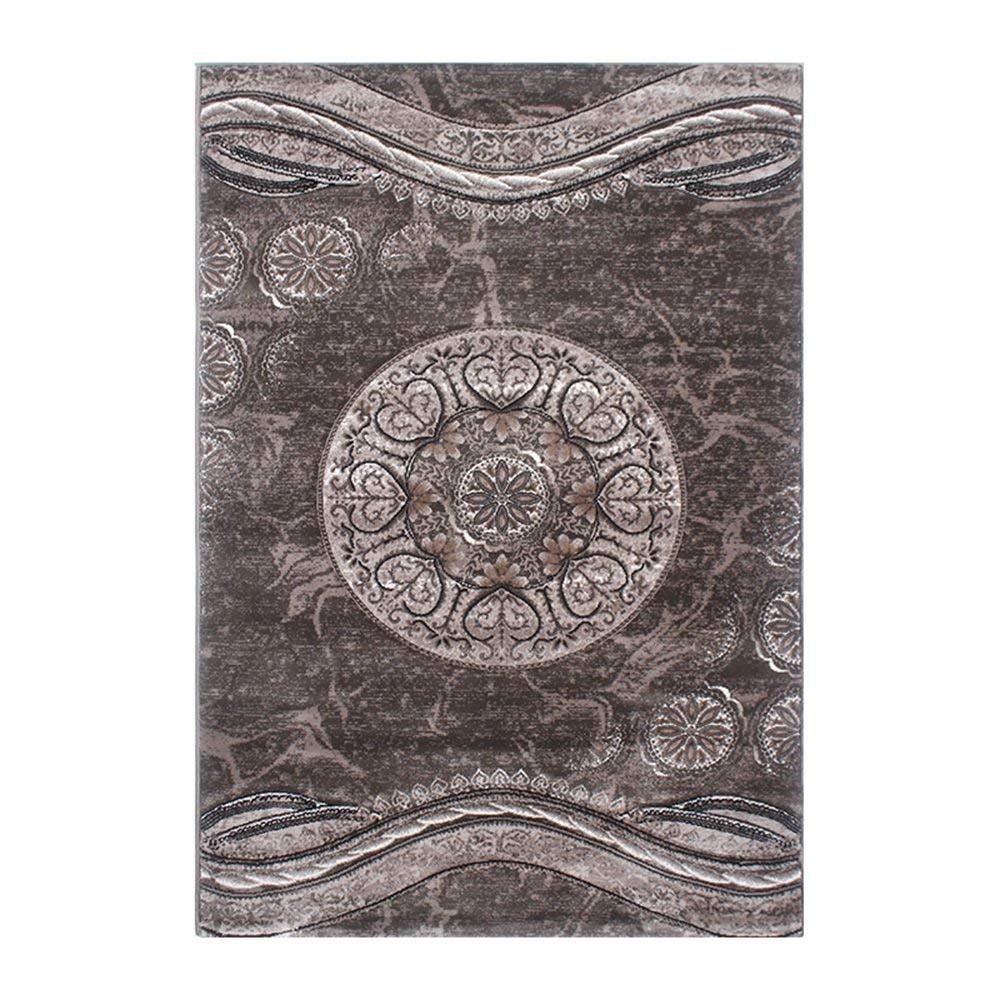 Alfombra de salón minimalista de 80x150cm mullida para sofá y dormitorio moderno sim 6