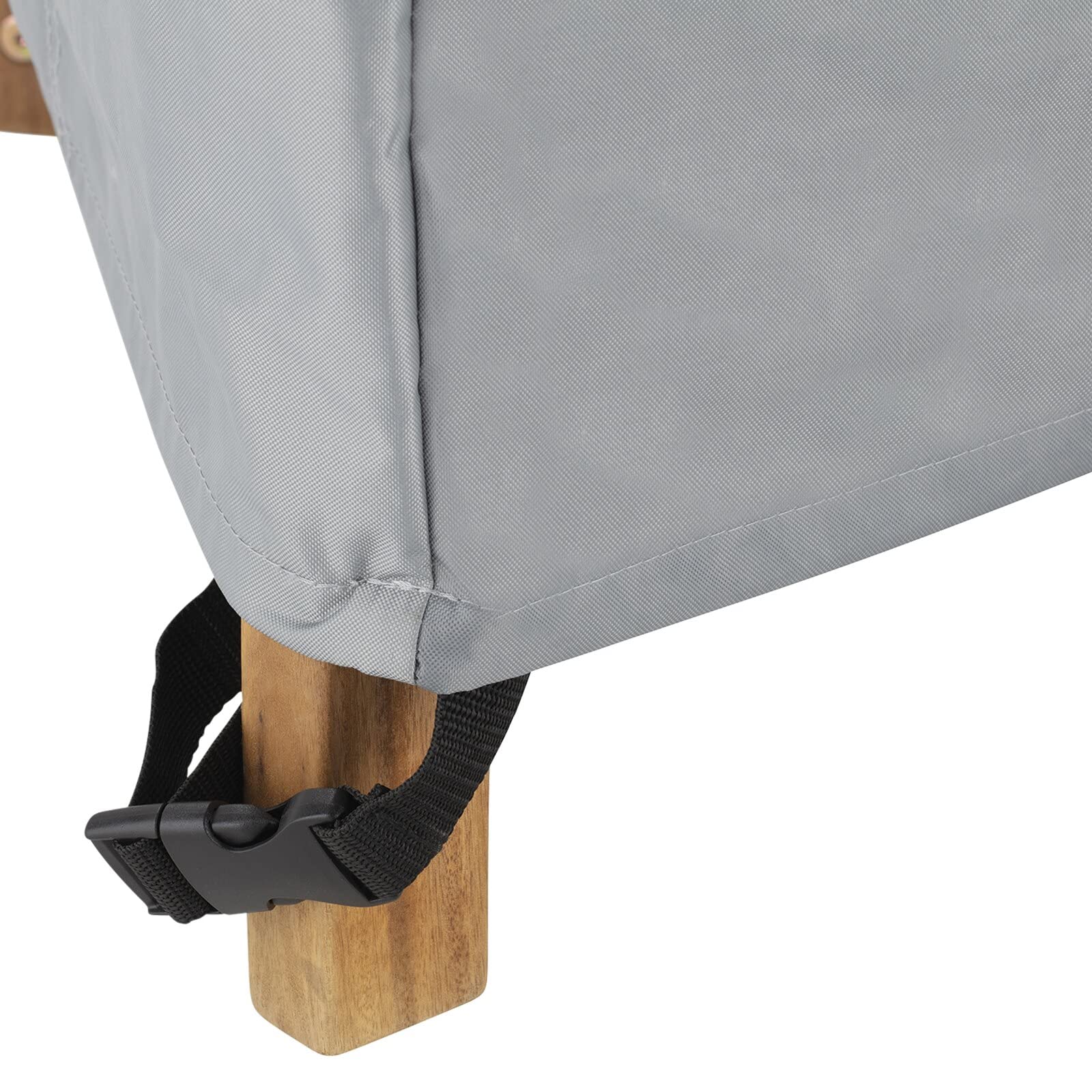 Copertura Per Mobili Da Giardino 130x60x70cm - Telo Impermeabile 600D Oxford Con Fibbie Anti-UV E Antivento - Foto 8