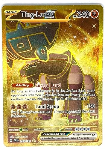 Pokemon - Ting Lu ex 275/193 - Paldea Evolved - Tarjeta Rara Secreta de Oro