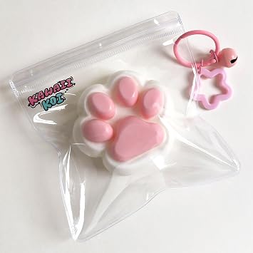 Silicone Taba Squishy Toy Cat Paw Stress Relief Sensory Fidget, Soft & Sticky Squeeze Toy for Kids Teens & Adults, Relaxing Sensory Toy Gifts