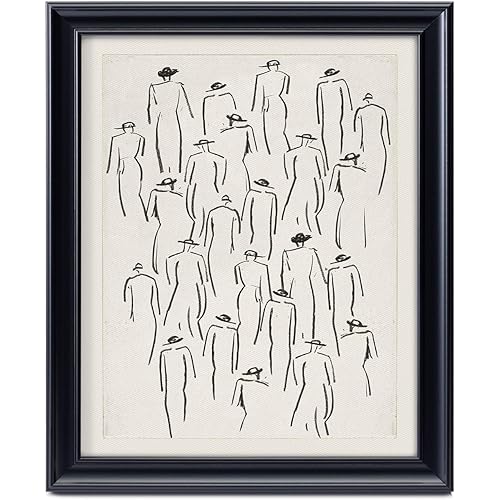 Framed Abstract Canvas Wall Art Decor, Minimalist Wall Prints for Bedroom Bathroom Office, Posters for Living Room Aesthetic, Nature Painting Artwork