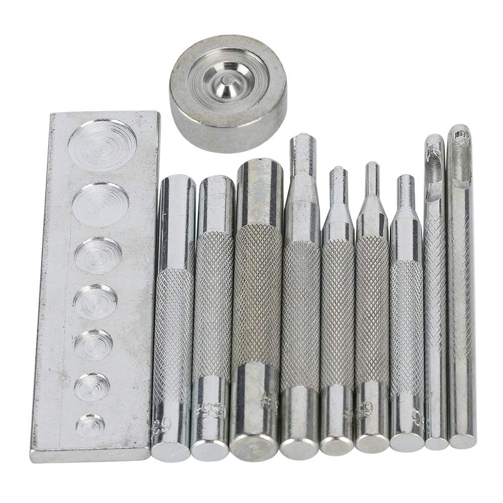 Snap Punch Kit, Rivet Set, Snap Buckle, Adjusting Tool, Pliers, Button Tools, Installation, Leather Manual Snap Snaps